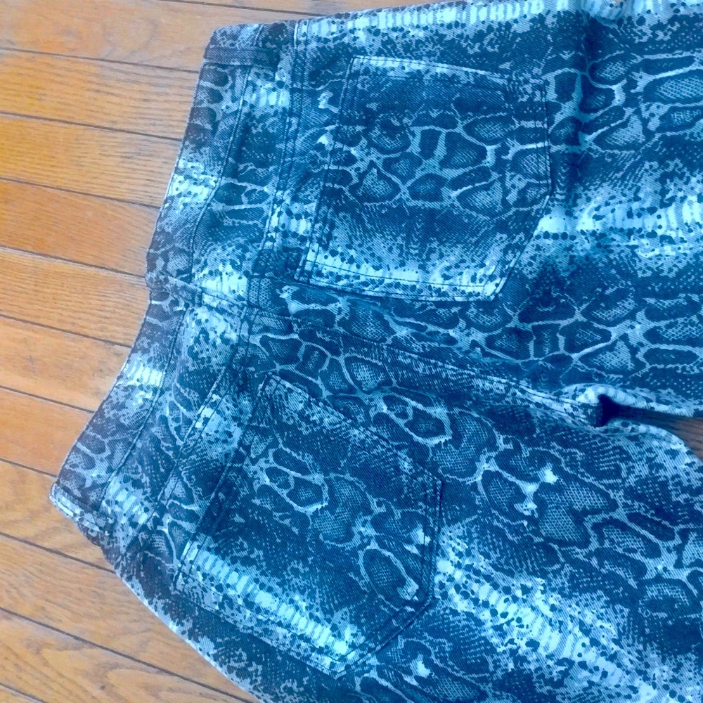 Snakeskin Mom Jeans